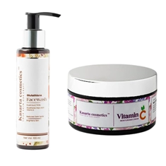 Glutathione Facewash and  Vitamin C Face Moisturizer Combo Set
